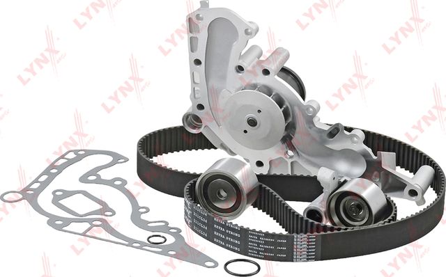 Помпа (водяной насос) с комплектом ремня ГРМ LYNXauto для Lexus GS II 1997-2004. Артикул PW-1293