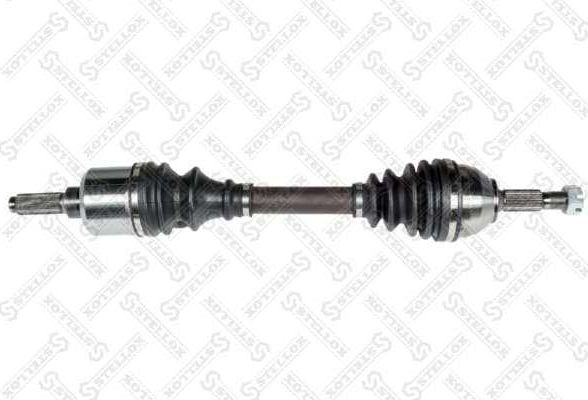 Полуось (привод в сборе, приводной вал) Stellox передняя левая для Peugeot 607 I 2004-2011. Артикул 158 2178-SX