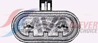Вентилятор радиатора двигателя AVA (полимерный материал). Артикул OL7737