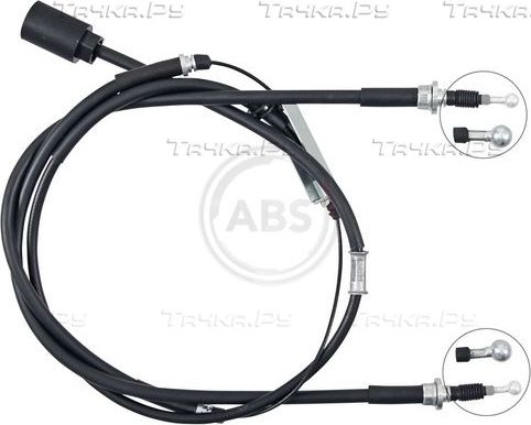 Трос ручника (тросик ручного тормоза) ABS. Артикул K19509
