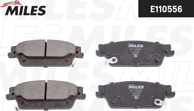 Тормозные колодки Miles (Semi-Metallic) задние для Cadillac STS I 2004-2012. Артикул E110556