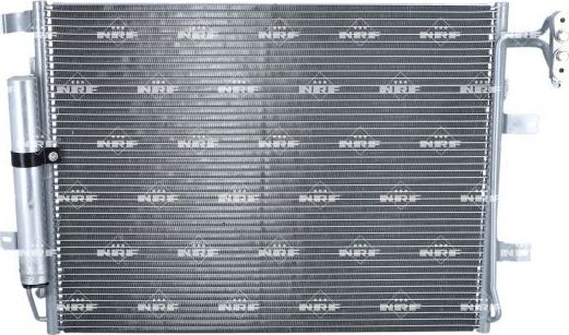 Радиатор кондиционера (конденсатор) NRF EASY FIT для Land Rover Range Rover III 2010-2012. Артикул 350628