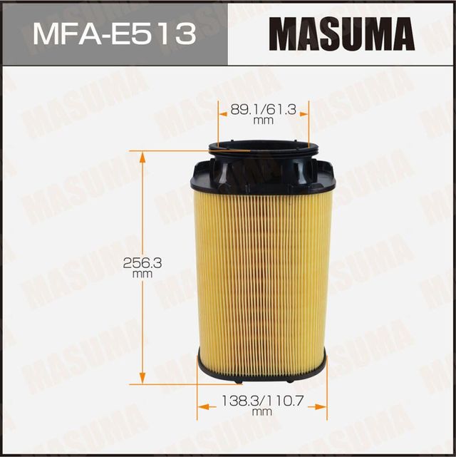 Воздушный фильтр A0563 MASUMA MERCEDES-BENZ C-CLASS (W204), GLC (X253) 08- (1/20. Артикул MFAE513