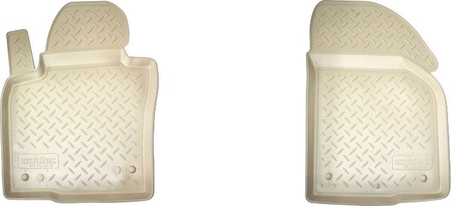 Коврики Норпласт для салона (2 передних) Toyota RAV4 III 2009-2012 длинная база. БЕЖЕВЫЕ. Артикул NPL-Po-88-47Beige