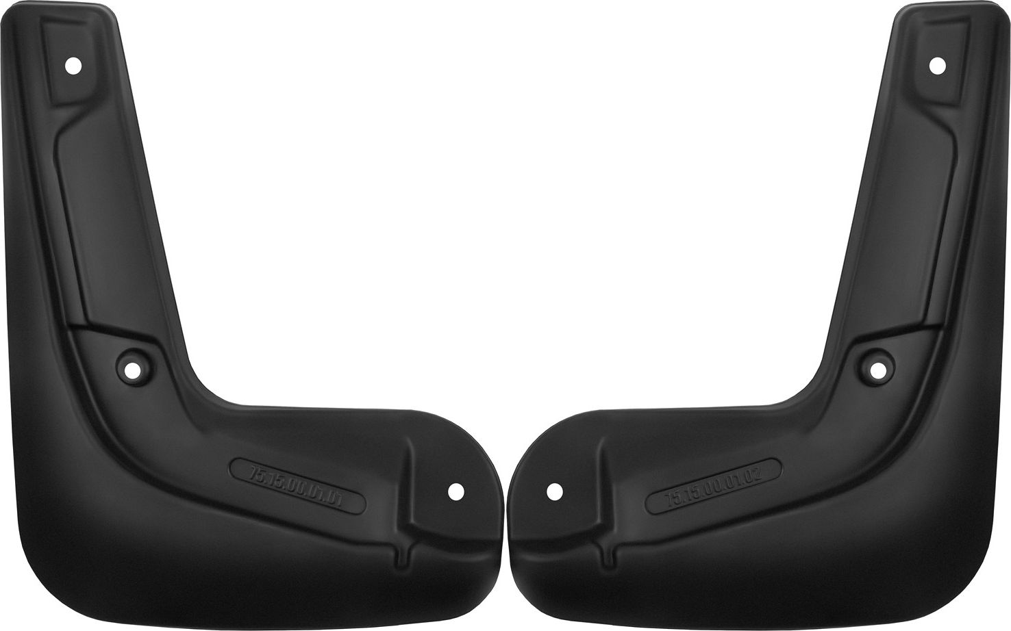 Брызговики Frosch (в пакете) передняя пара для Geely FE-3 2018-2026. Артикул NLF.75.15.F10