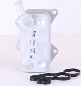 Радиатор масляный (маслоохладитель) для двигателя Nissens (алюминий). Артикул 90660