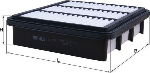 Воздушный фильтр Mahle. Артикул LX 2752