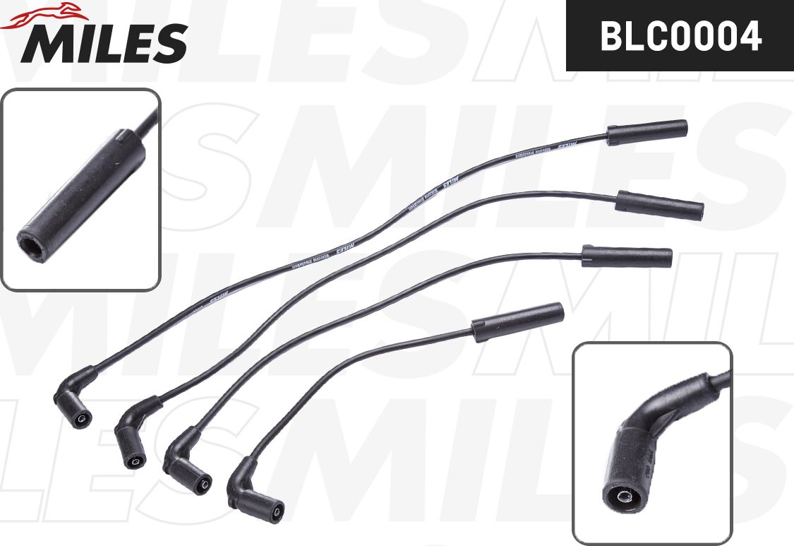 Высоковольтные провода (провода зажигания) (комплект) Miles. Артикул BLC0004