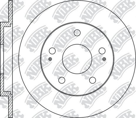 Тормозной диск NiBK. Артикул RN2001