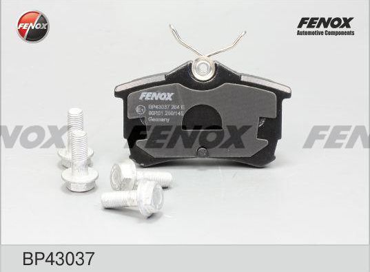 Тормозные колодки Fenox. Артикул BP43037