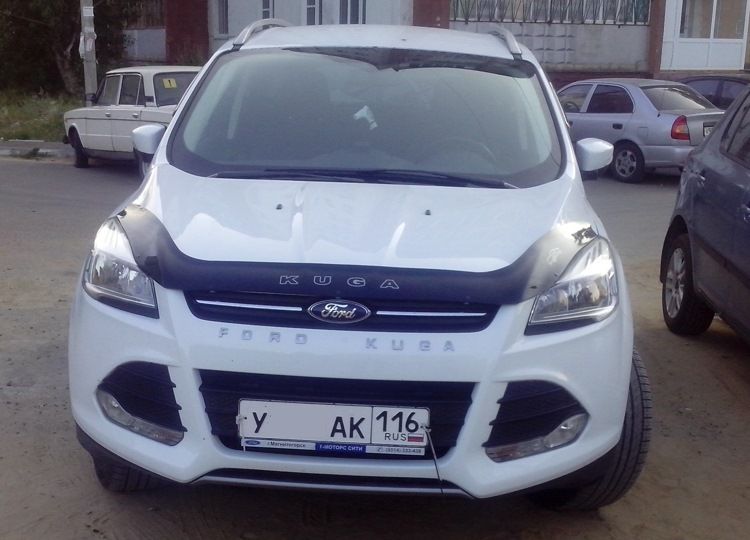 Дефлектор Vip-Tuning для капота Ford Kuga II 2013-2016. Артикул FR41