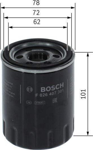 Масляный фильтр Bosch. Артикул F 026 407 301