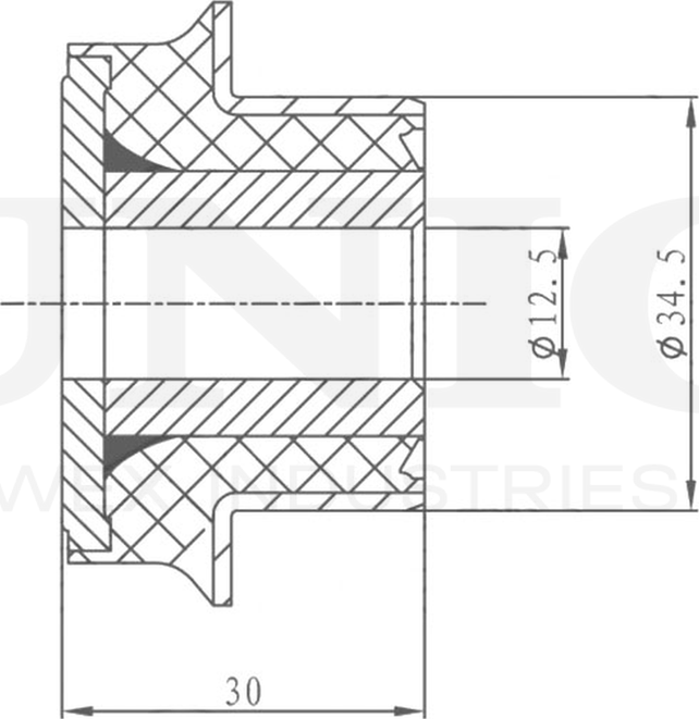 Сайлентблок рычага подвески (Unio). Артикул RMP-20585