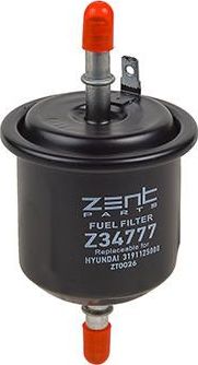 Топливный фильтр Zentparts. Артикул Z34777