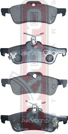 Тормозные колодки Akyoto Packing AKYOTO. Артикул AKD-1840