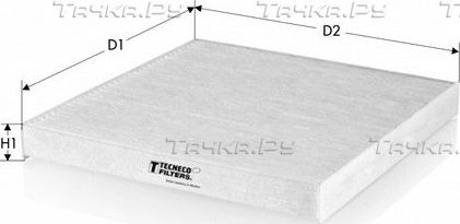 Салонный фильтр Tecneco Filters для Renault Twingo III 2014-2026. Артикул CK22021