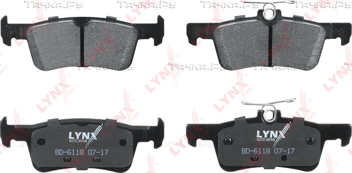 Тормозные колодки LYNXauto. Артикул BD-6118