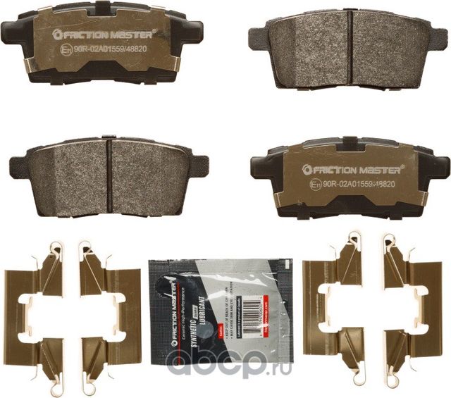 Колодки тормозные дисковые (Frictionmaster). Артикул MKD1259