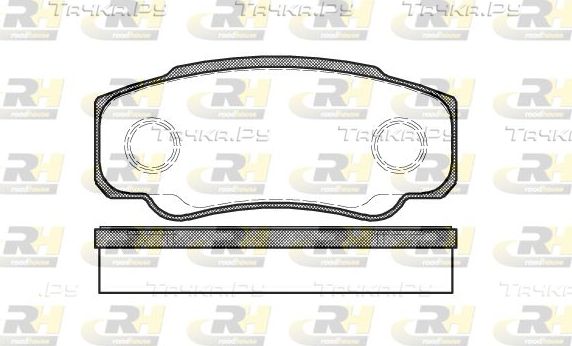 Тормозные колодки RoadHouse задние для Fiat Ducato III 2006-2026. Артикул 2961.00