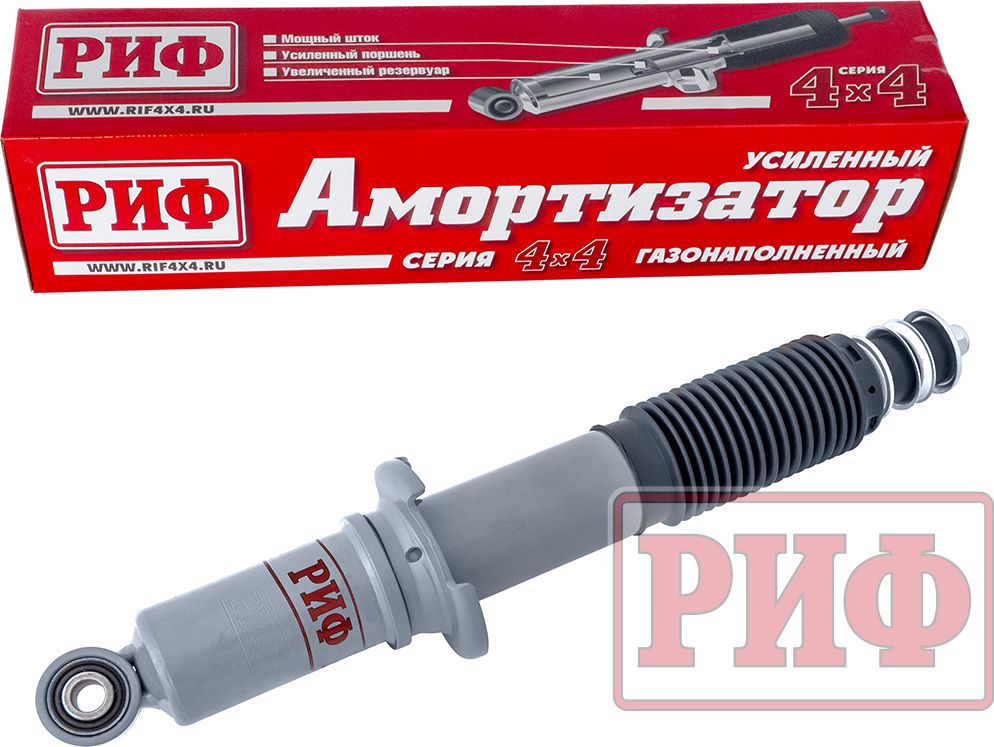Амортизатор РИФ газовый передний штатный для Toyota 4Runner III 1996-2003. Лифт 0-45 мм. Артикул SAG244