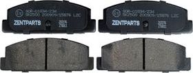 Тормозные колодки Zentparts. Артикул Z07276