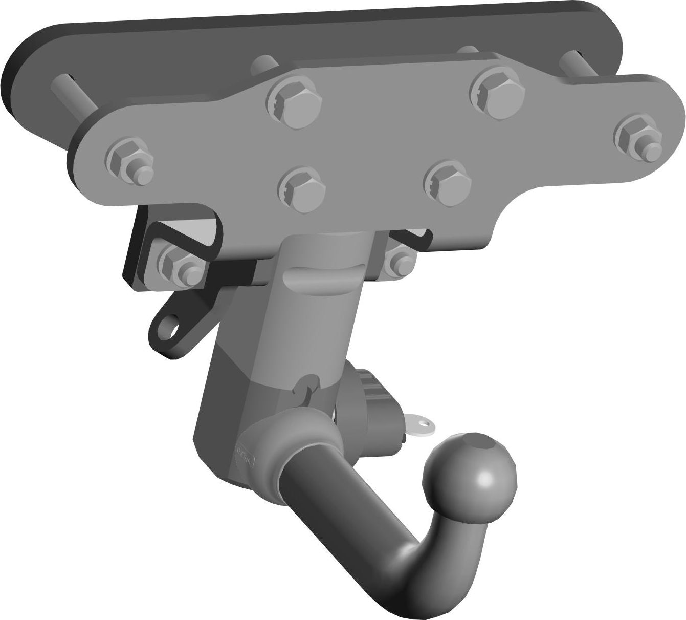 Фаркоп Oris (ранее Bosal) для Haval H5 2023-2026. Быстросъемный с замком. Артикул 9033-D2