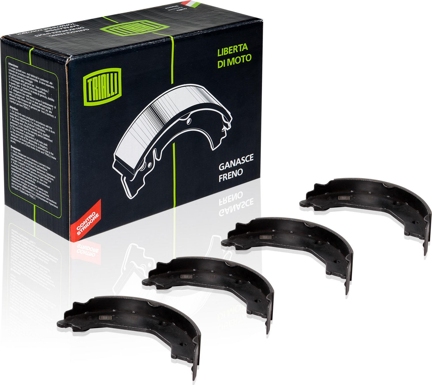 Тормозные колодки (стояночная тормозная система) Trialli. Артикул GF 0866