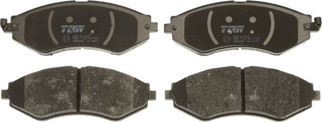Тормозные колодки TRW COTEC передние для Chevrolet Aveo I 2004-2008. Артикул GDB3347