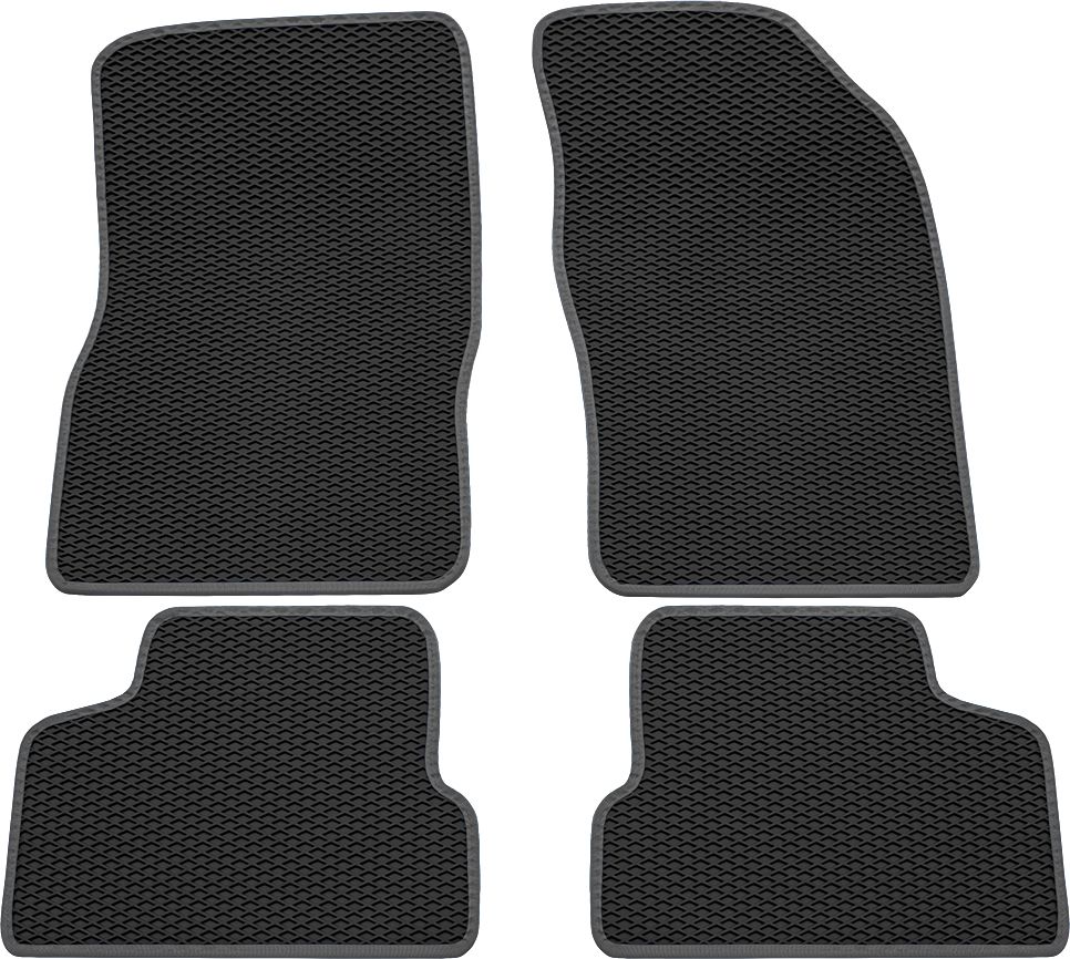 Коврики Rezkon EVA для салона Daewoo Nexia 2005-2008 Серый кант. Артикул 9014015102