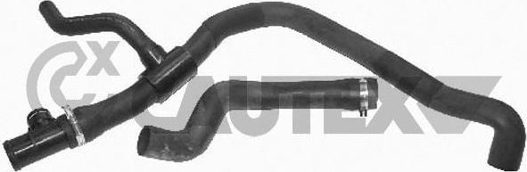 Патрубок радиатора (системы охлаждения) Cautex. Артикул 466099