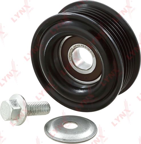 Натяжной ролик (натяжитель) приводного поликлинового ремня LYNXauto для Mazda 3 I (BK) 2003-2009. Артикул PB-5142