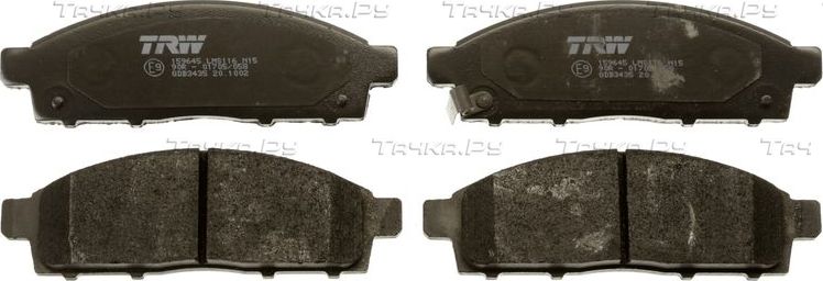 Тормозные колодки TRW COTEC передние для Mitsubishi L200 IV 2005-2015. Артикул GDB3435