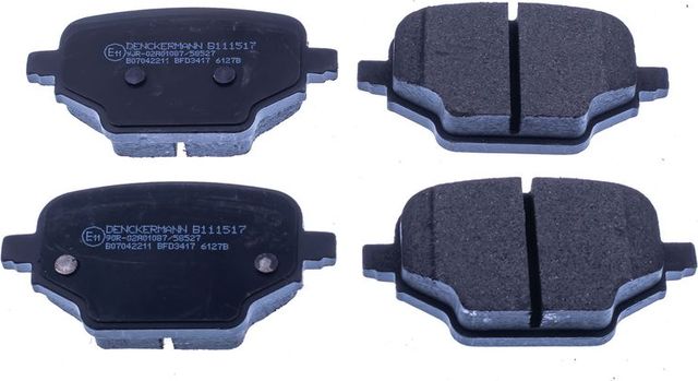 Тормозные колодки Denckermann задние для Opel Combo E 2018-2026. Артикул B111517