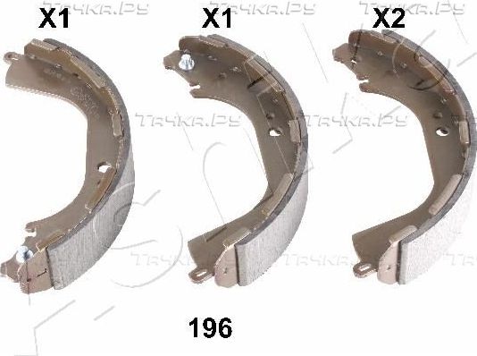 Тормозные колодки ASHIKA. Артикул 55-01-196