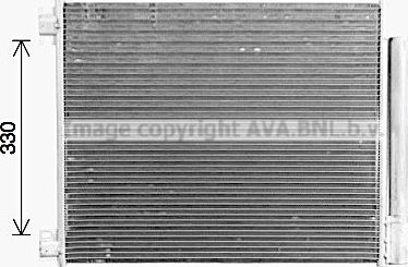 Радиатор кондиционера (конденсатор) AVA. Артикул RT5653D