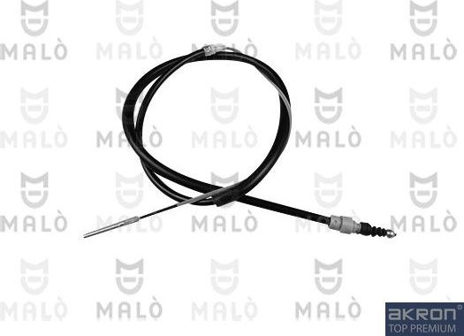 Трос ручника (тросик ручного тормоза) Malò. Артикул 21677