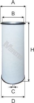 Воздушный фильтр MFilter. Артикул A 567/1