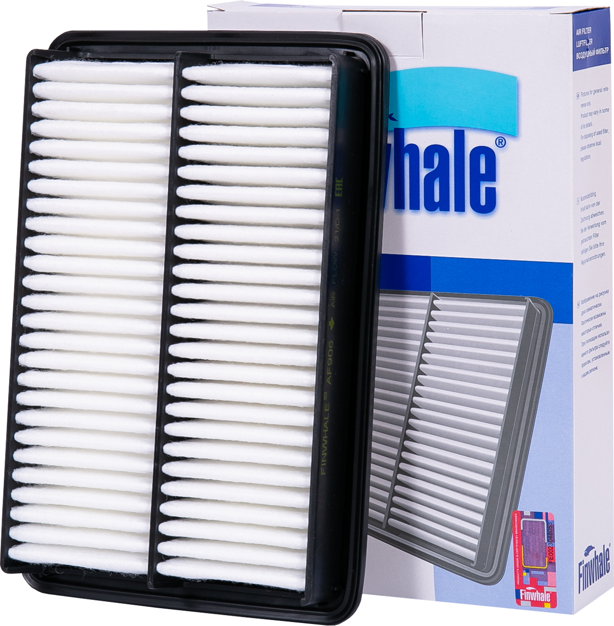 Воздушный фильтр Finwhale. Артикул AF906