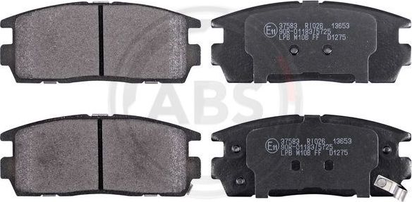 Тормозные колодки ABS. Артикул 37583
