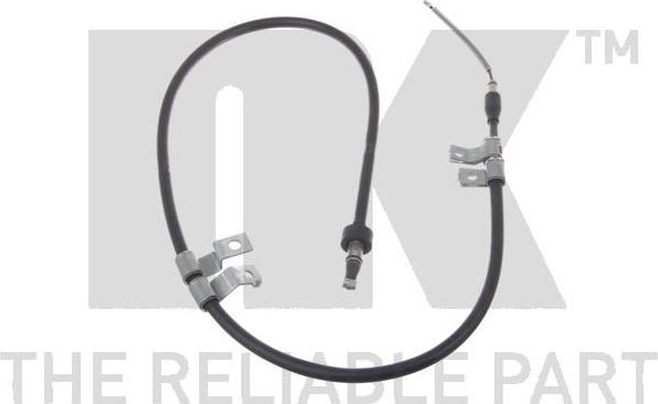 Трос ручника (тросик ручного тормоза) NK. Артикул 903422