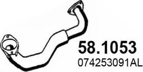 Глушитель Asso. Артикул 58.1053