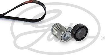 Приводной ремень поликлиновой с роликами (комплект) Gates Micro-V® для Ford Focus II 2009-2012. Артикул K025PK890