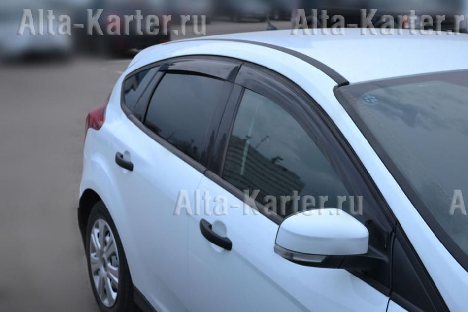 Дефлекторы Cobra Tuning для окон Ford Focus III хэтчбек 2011-2026. Артикул F32811