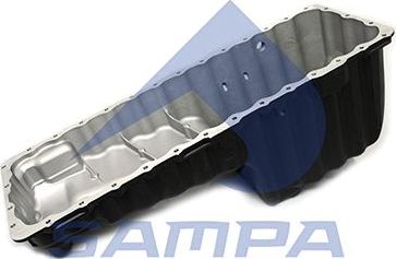 Масляный поддон картера двигателя Sampa (Стеклопластик (укрепленный стекловолокном полимер)). Артикул 203.464
