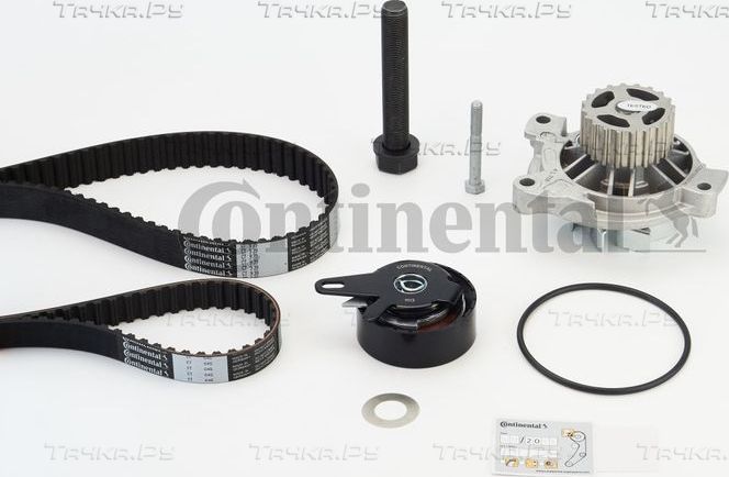 Помпа (водяной насос) с комплектом ремня ГРМ ContiTech для Volkswagen Transporter T4 1990-2003. Артикул CT939WP10PRO