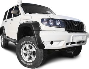 Расширители колесных арок Fenders (без накладок на оба бампера) для УАЗ Patriot 2005-2015. Артикул ТКУ-3163С