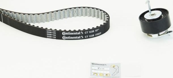 Ремень ГРМ с роликами (комплект) ContiTech. Артикул CT1239K1