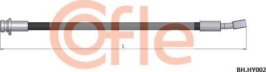 Тормозной шланг Cofle. Артикул 92.BH.HY002