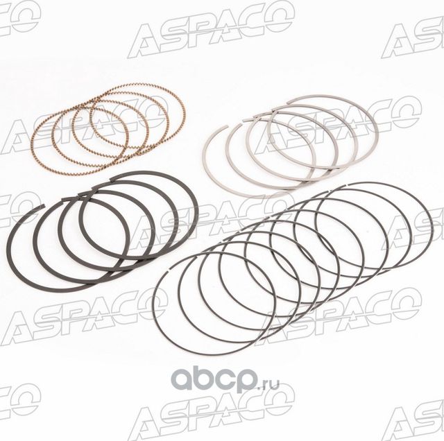 КОЛЬЦА ПОРШНЕВЫЕ (КОМПЛЕКТ) NISSAN X-TRAIL JPNMAKE (07-14) (Aspaco). Артикул AP20033
