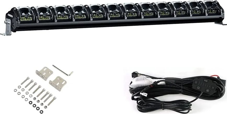 Светодиодная фара комбинированного света Aurora 762 мм 372W LED с RGB подсветкой. Артикул ALO-N-30